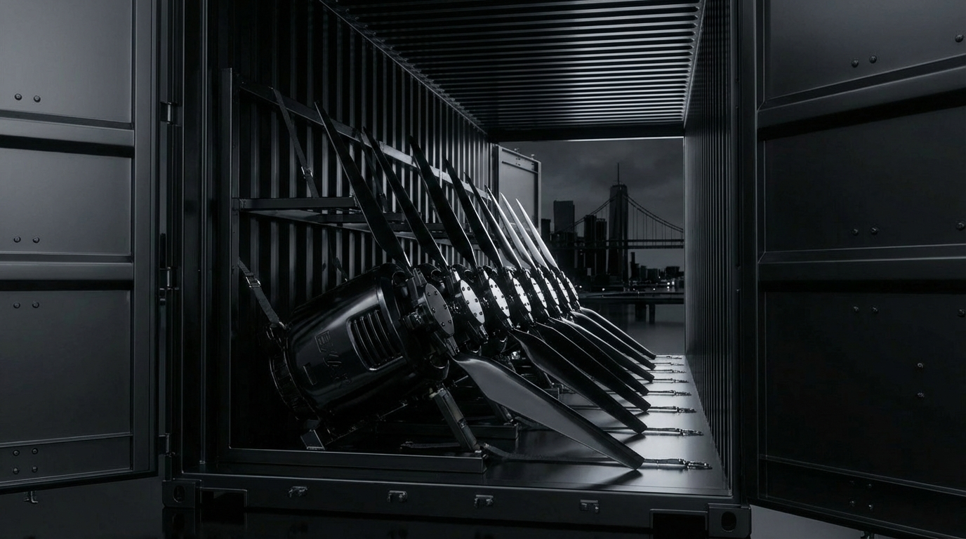 Military cargo container for defense logistics operations